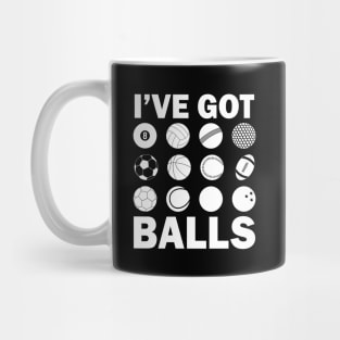 Funny Balls Pun Clever Naughty Sports Funny Meme Mug